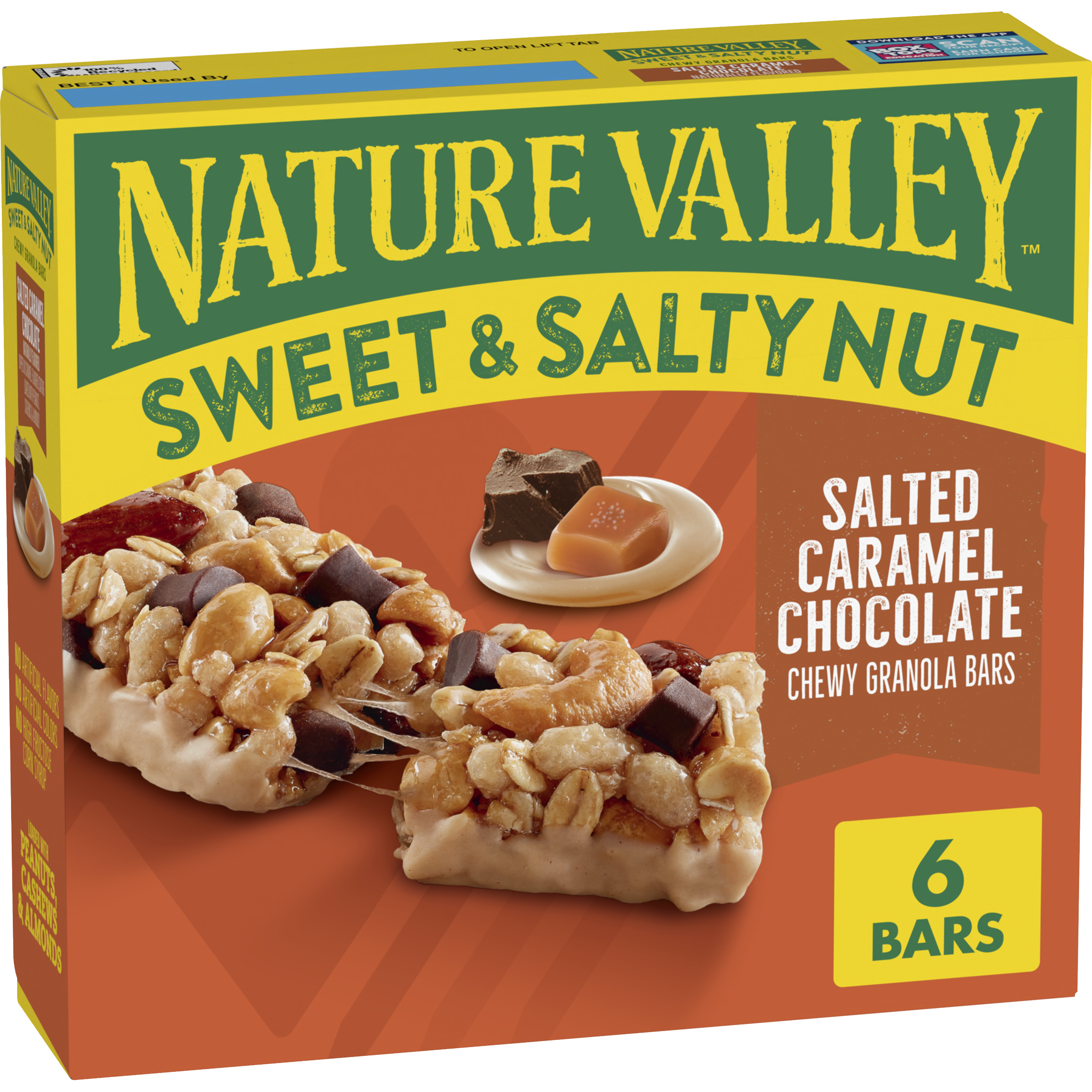 Salted Caramel Chocolate Sweet & Salty Granola Bars - On-the-Go Snack Choice
