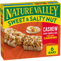 Cashew Sweet & Salty Granola Bars - On-the-Go Snack Choice