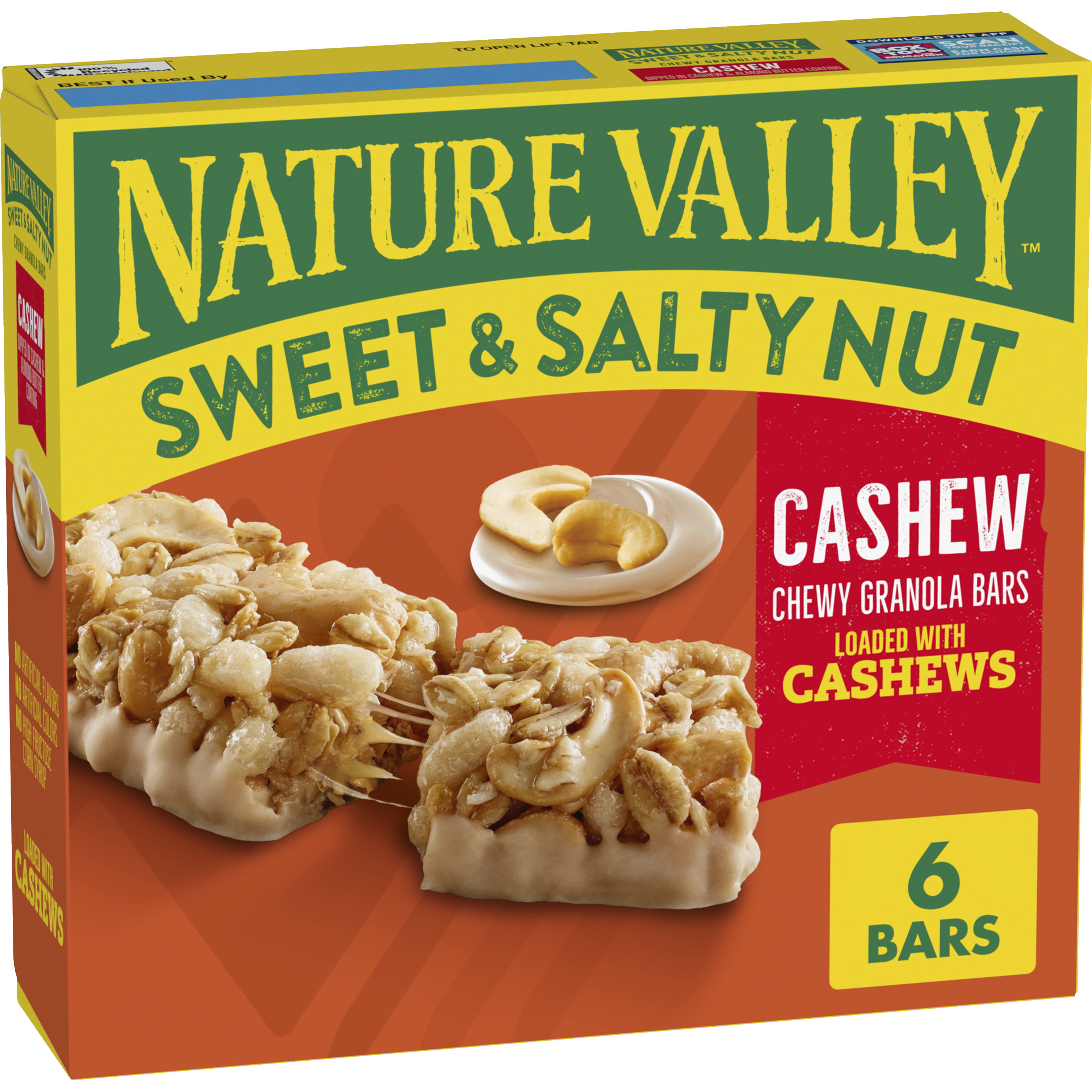Cashew Sweet & Salty Granola Bars - On-the-Go Snack Choice