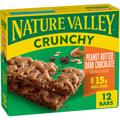 Peanut Butter Dark Chocolate Crunchy Granola Bars - On-the-Go Snack Choice