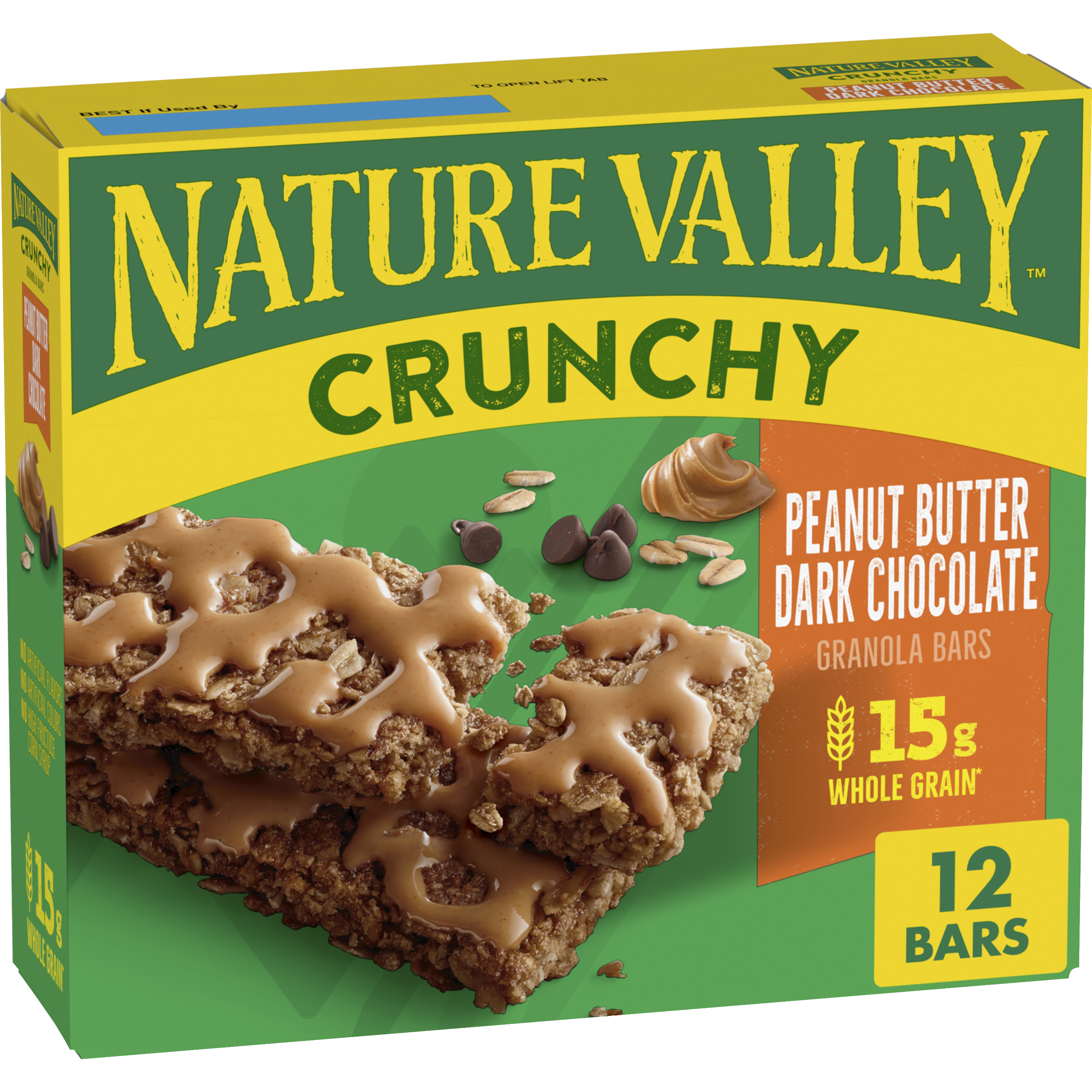Peanut Butter Dark Chocolate Crunchy Granola Bars - On-the-Go Snack Choice