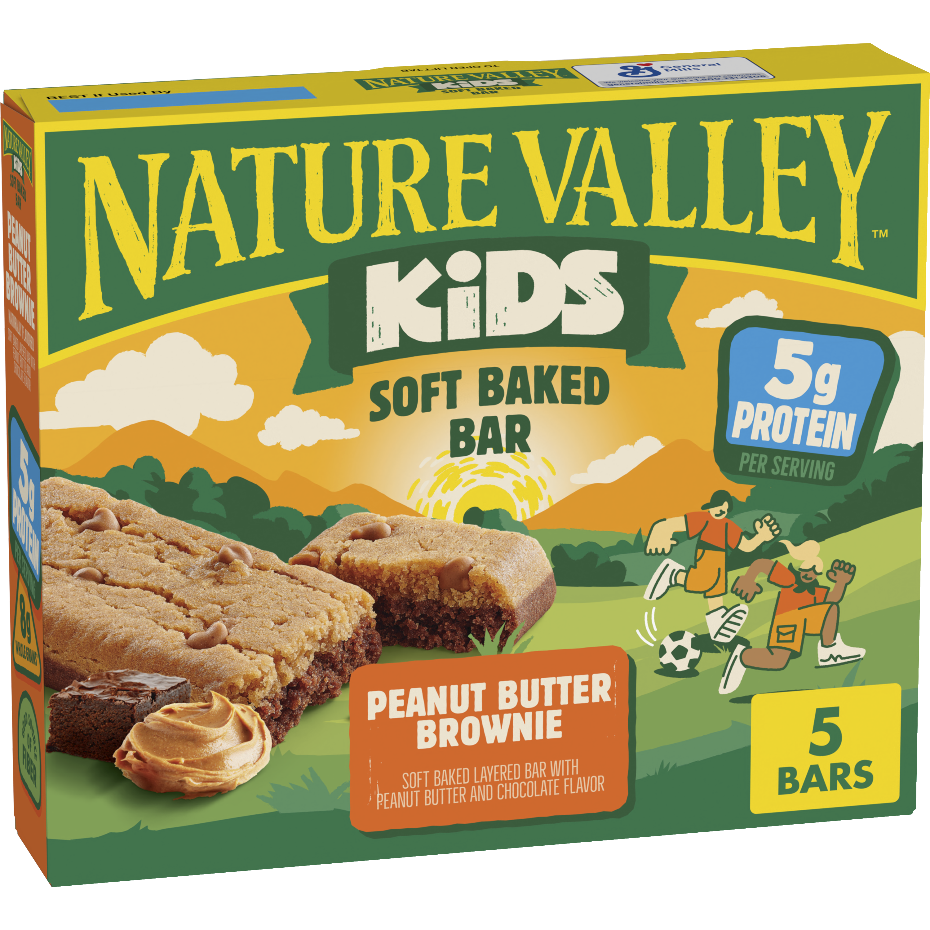 Kid Soft Baked Peanut Butter Brownie Protein Bar - Daily Wellness Essential