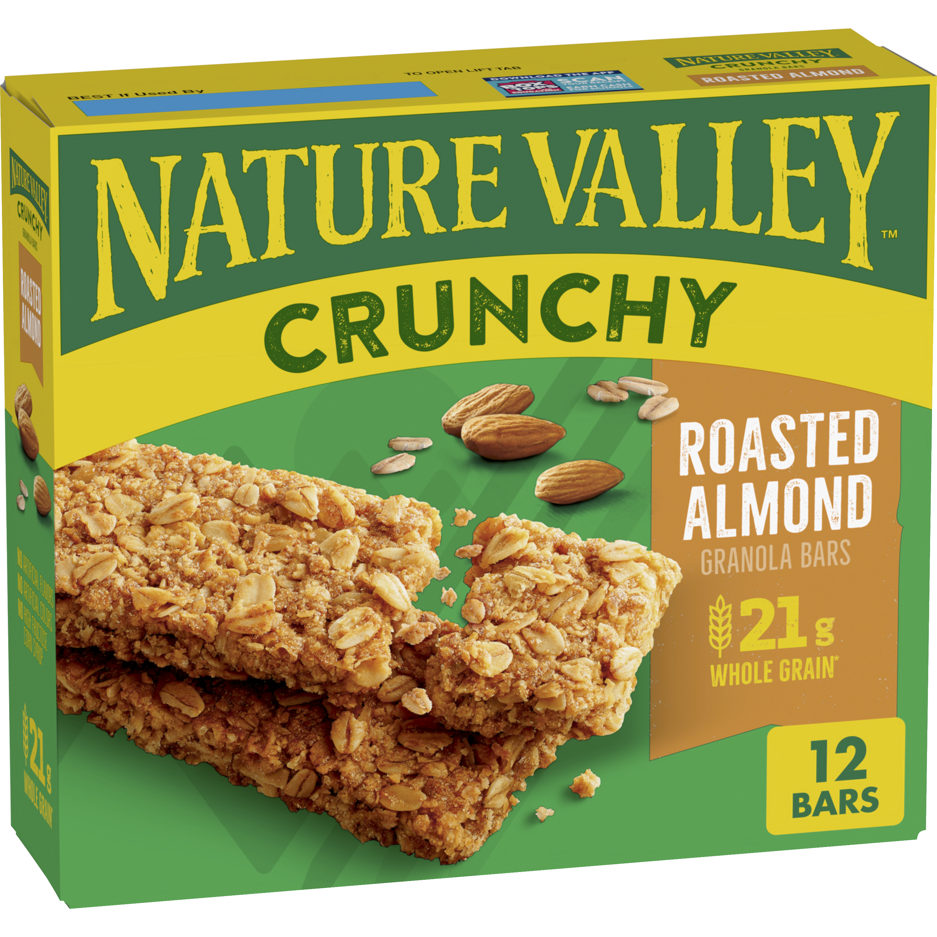 Roasted Almond Crunchy Granola Bars - On-the-Go Snack Choice