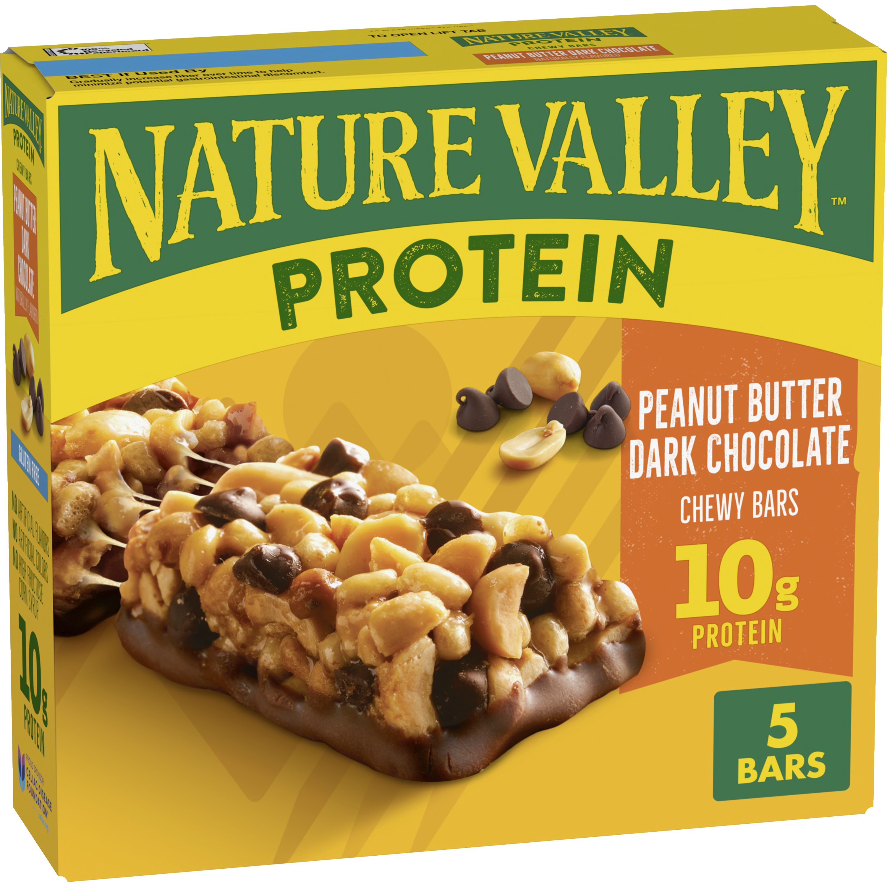 Peanut Butter Dark Chocolate Protein Chewy Bars - Daily Wellness Essential