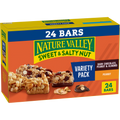 Dark Chocolate Peanut & Almond Sweet & Salty Granola Bars Variety Pack 24ct - On-the-Go Snack Choice