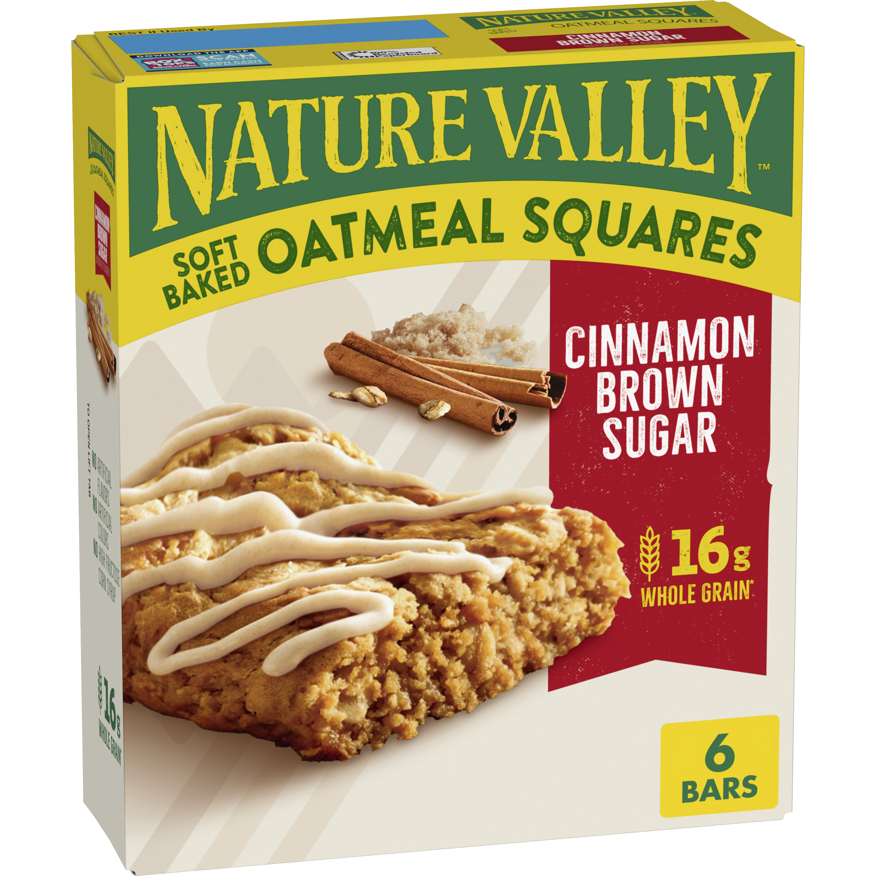 Cinnamon Brown Sugar Soft-baked Oatmeal Squares - On-the-Go Snack Choice