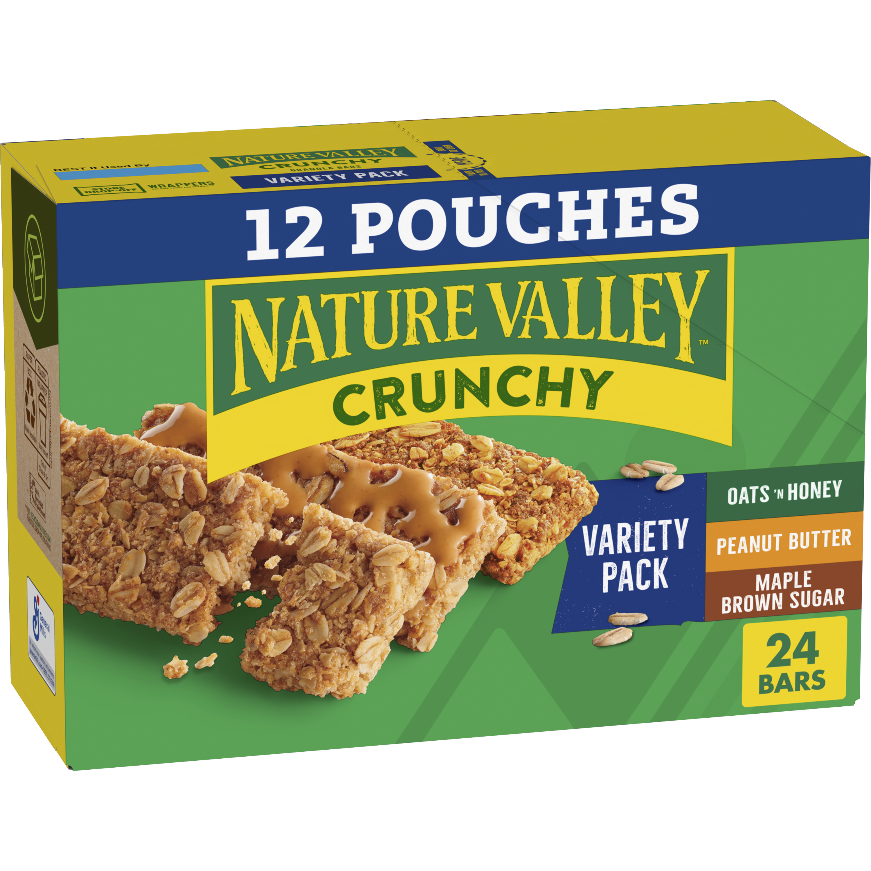 Variety Pack Crunchy Granola Bars - On-the-Go Snack Choice