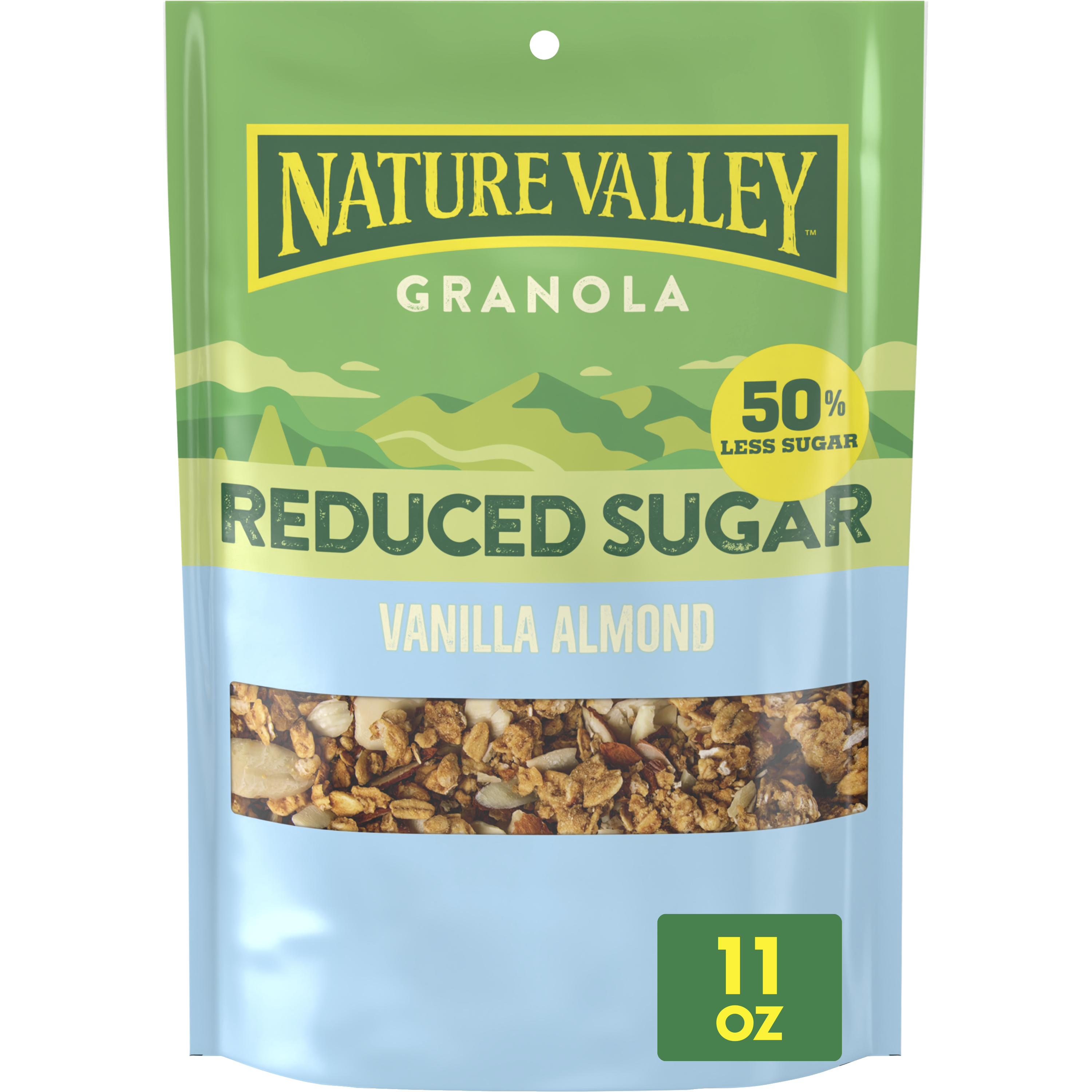 Vanilla Almond Reduced Sugar Granola - On-the-Go Snack Choice