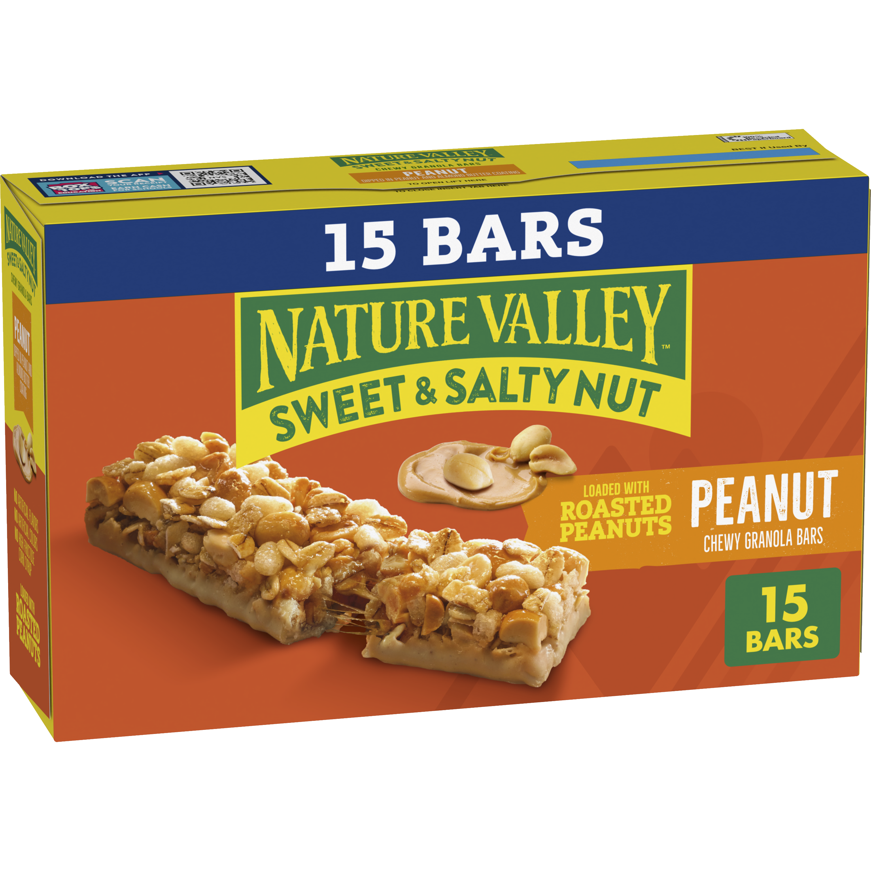 Peanut Sweet & Salty Granola Bars 15ct - On-the-Go Snack Choice