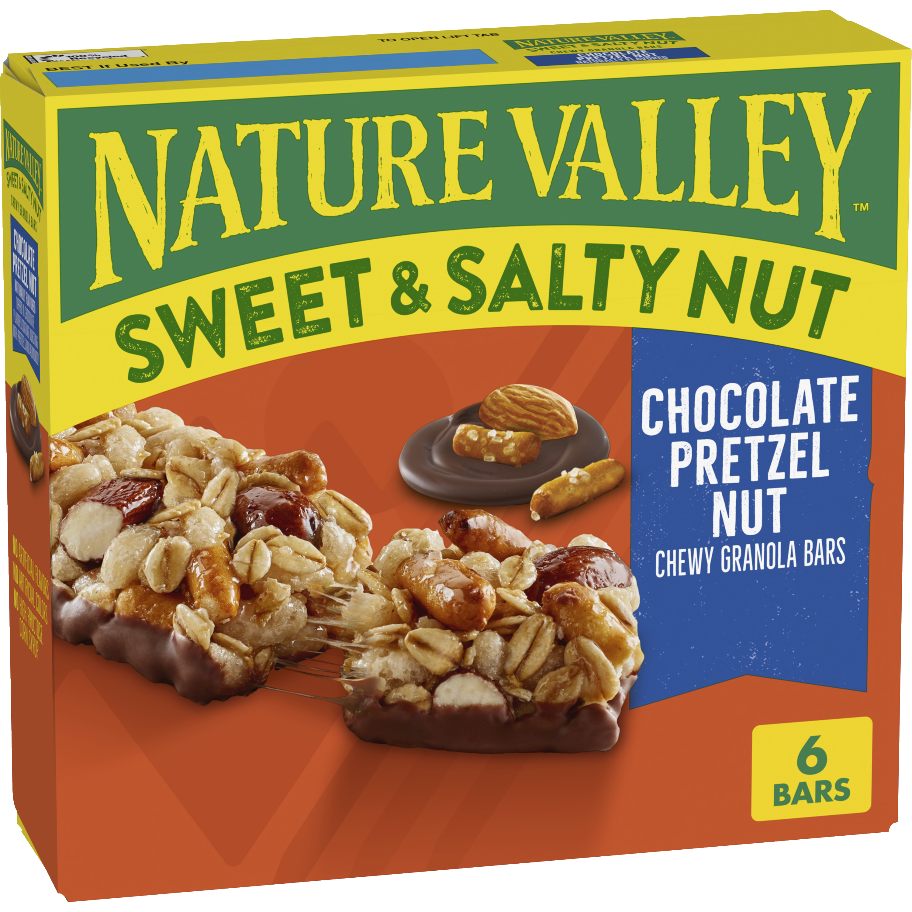 Chocolate Pretzel Nut Sweet & Salty Granola Bars - On-the-Go Snack Choice