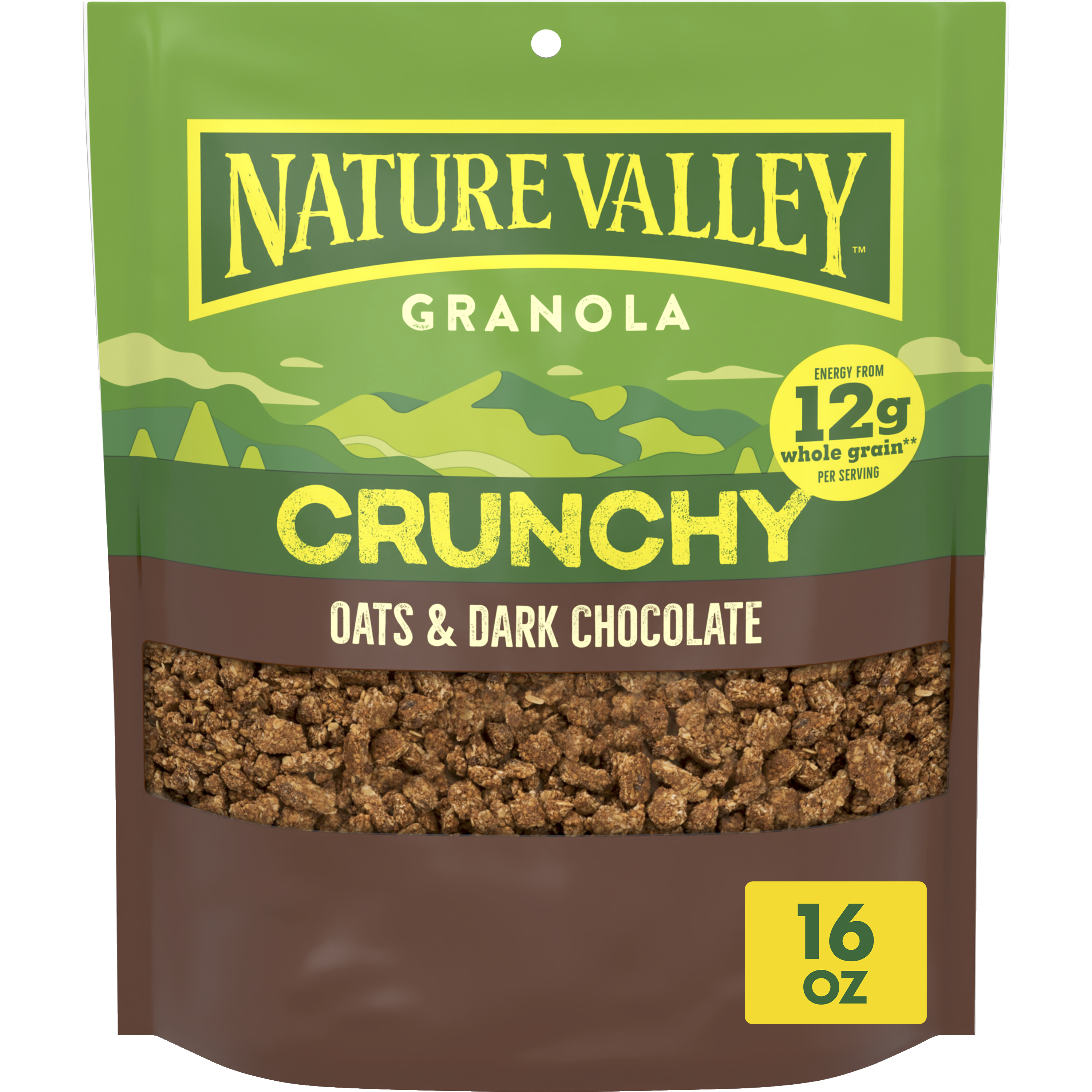 Oats & Dark Chocolate Crunchy Granola - On-the-Go Snack Choice