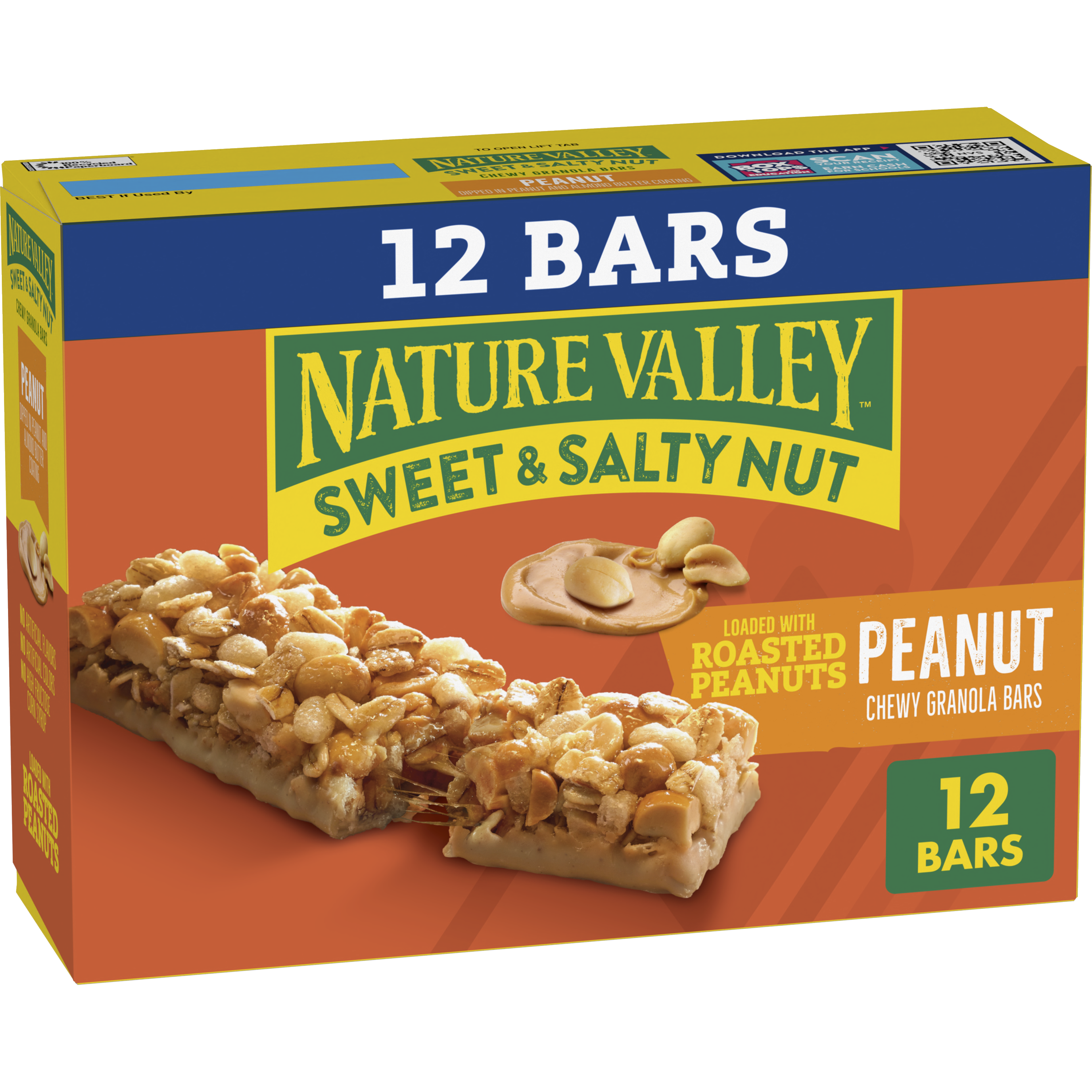 Peanut Sweet & Salty Granola Bars 12ct - On-the-Go Snack Choice