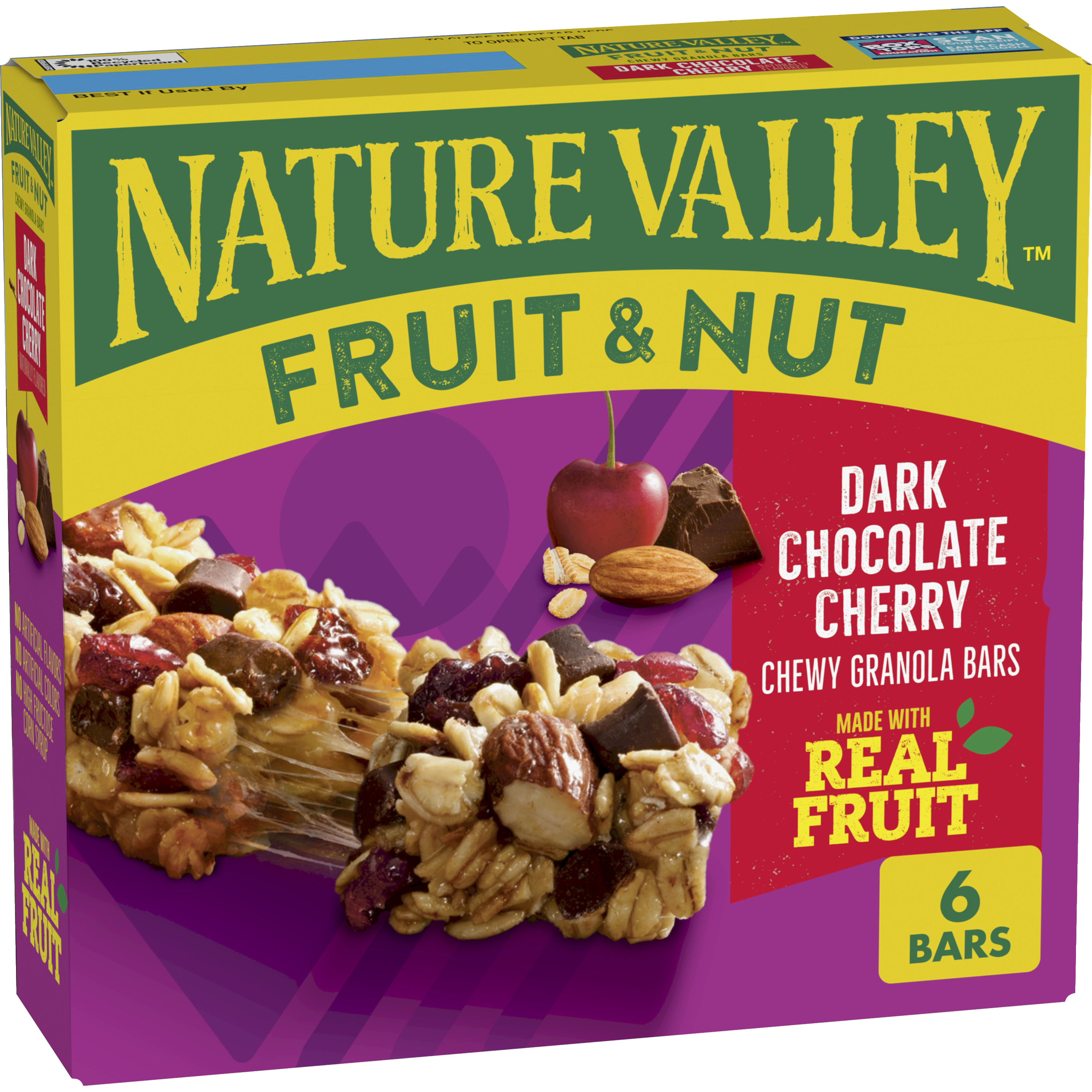 Dark Chocolate Cherry Fruit & Nut Bars - On-the-Go Snack Choice