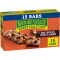 Dark Chocolate Peanut & Almond Sweet & Salty Nut Chewy Granola Bars 15ct - On-the-Go Snack Choice